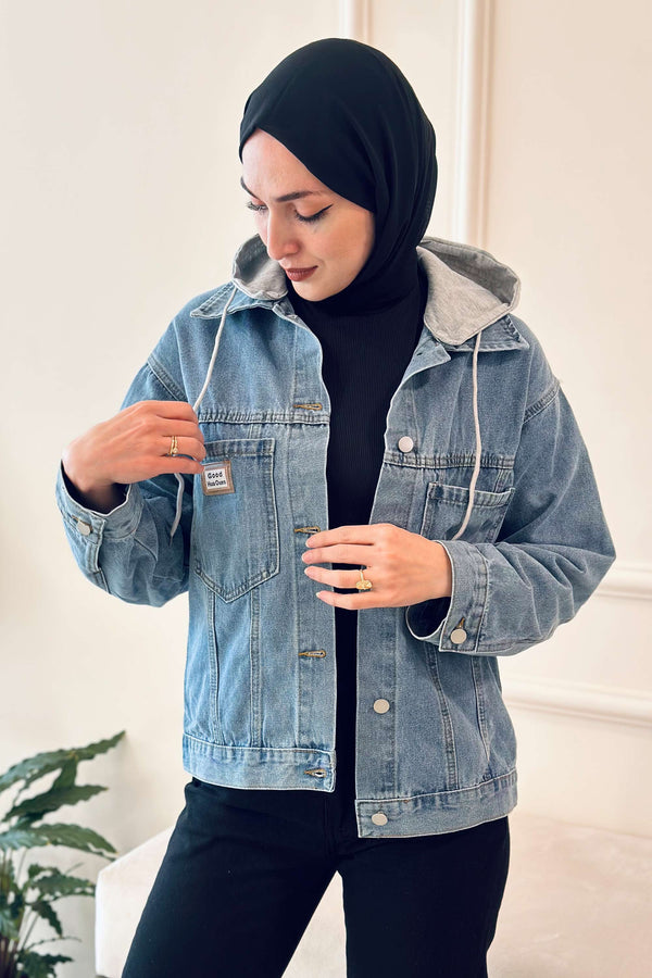 Hooded Jeans Jacket