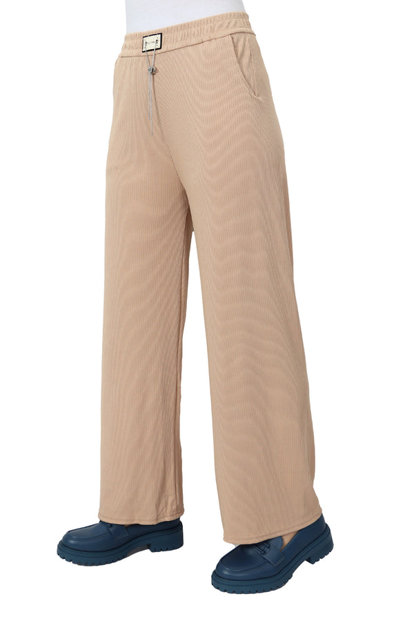 Ribbed Straight Fit Pants