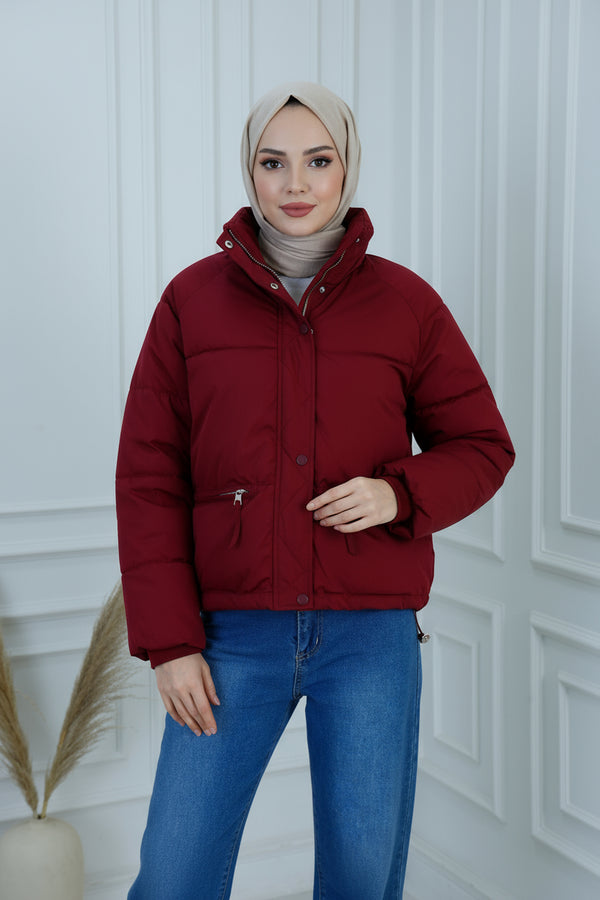 Women’s Short Puffer Jacket – Winter Warmth Collection