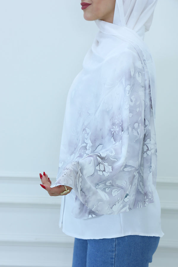 حجاب شيفون مزخرف (A)