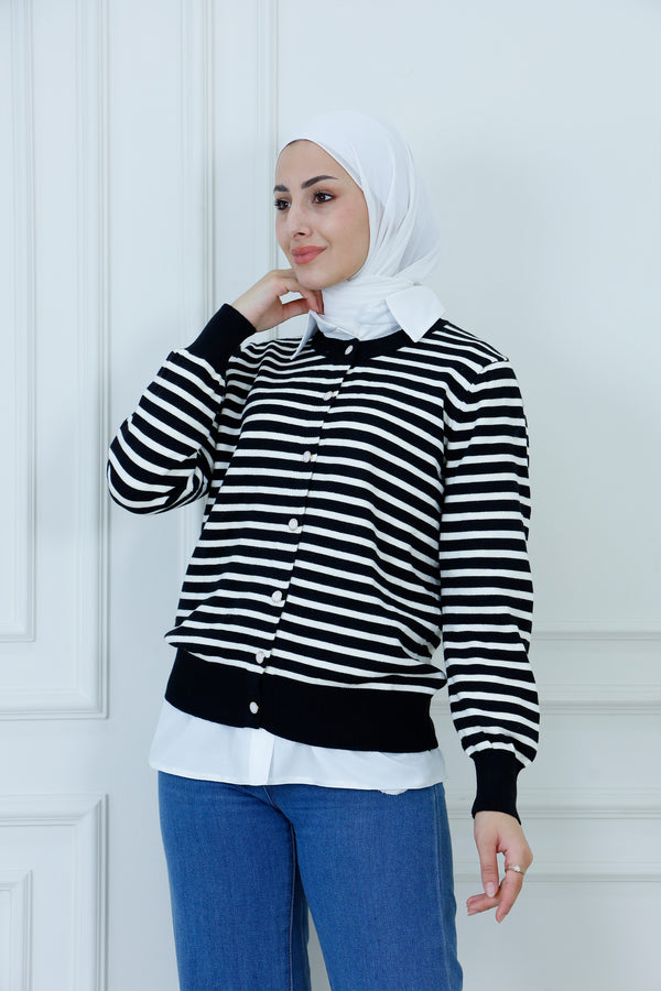 Classic Striped Knit sweater