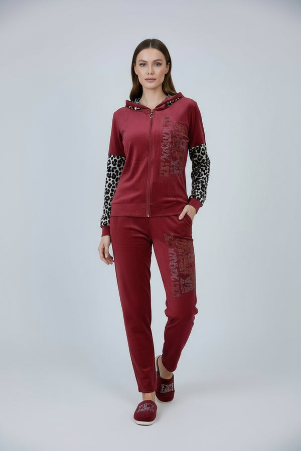 The Comfort Pajama with Tiger Print Details