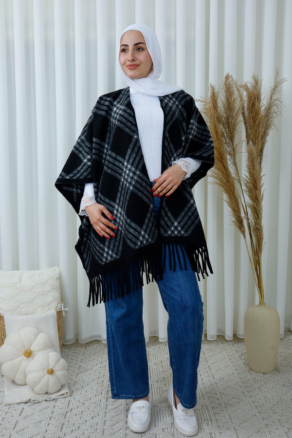 Checked Winter Scarf