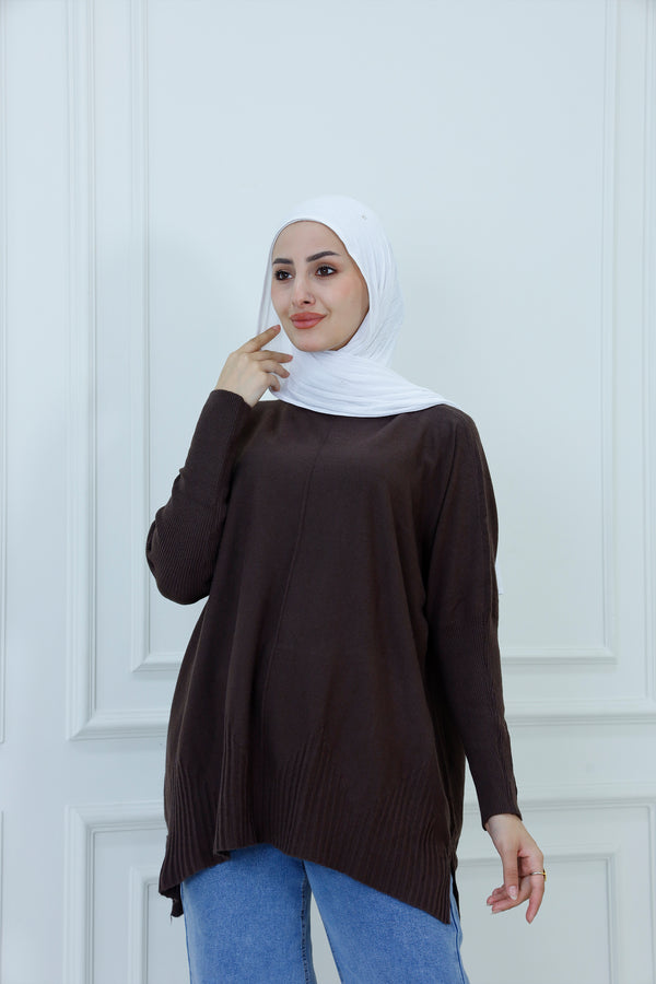 سترة محبوكة فضفاضة ومريحة