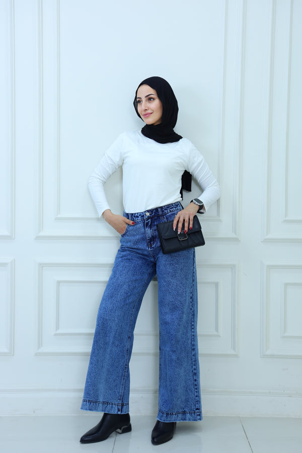 High-Waist Wide Leg Jeans for Women