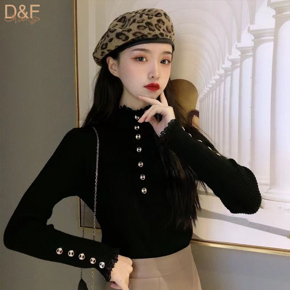 Neck Body With Buttons D&F MODA