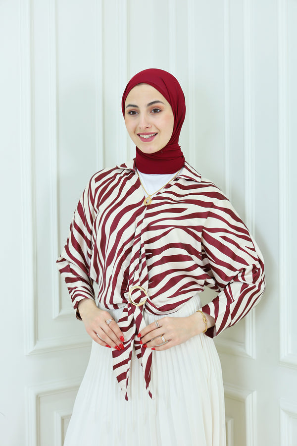 Tiger Patterns Blouse