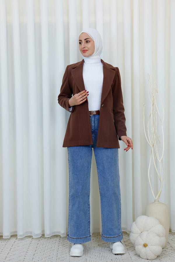 Women’s Tailored Blazer – Classic Long-Fit