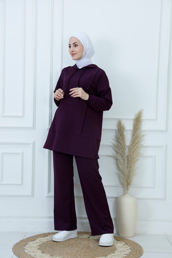 Modest Tunic Hoodie & Trouser Tracksuit