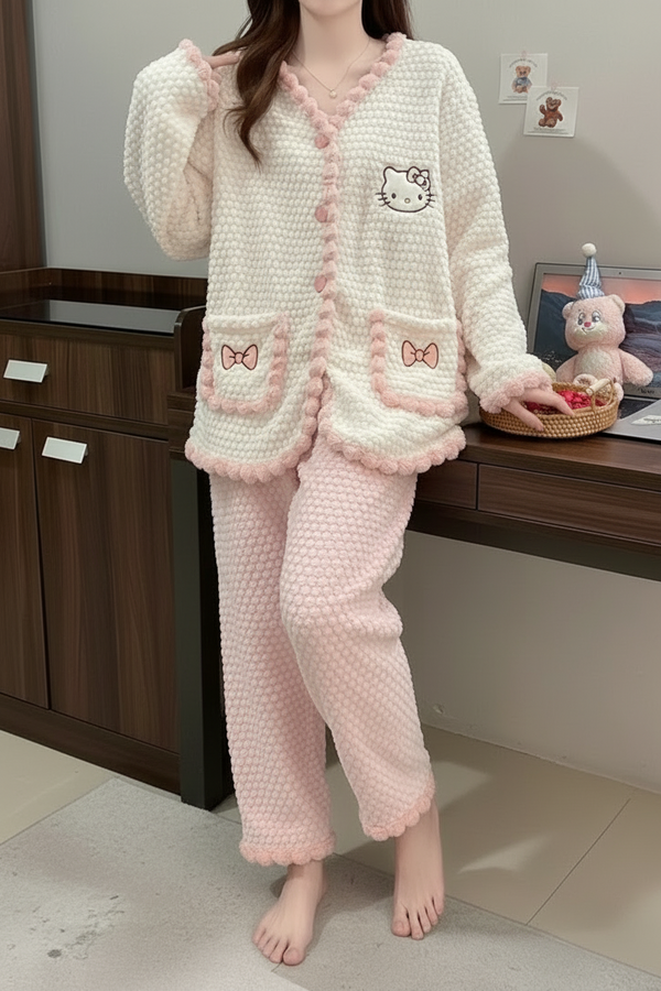 Cozy Hello-Kitty-Pajama