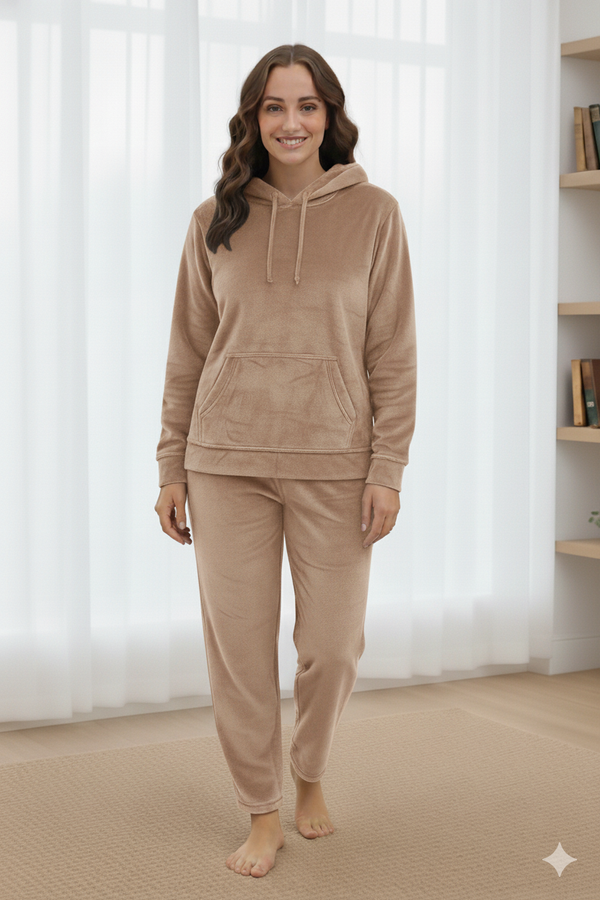Cozy Hooded Pajama Ensemble